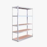 Estante Metálico Galvanizado Plateado