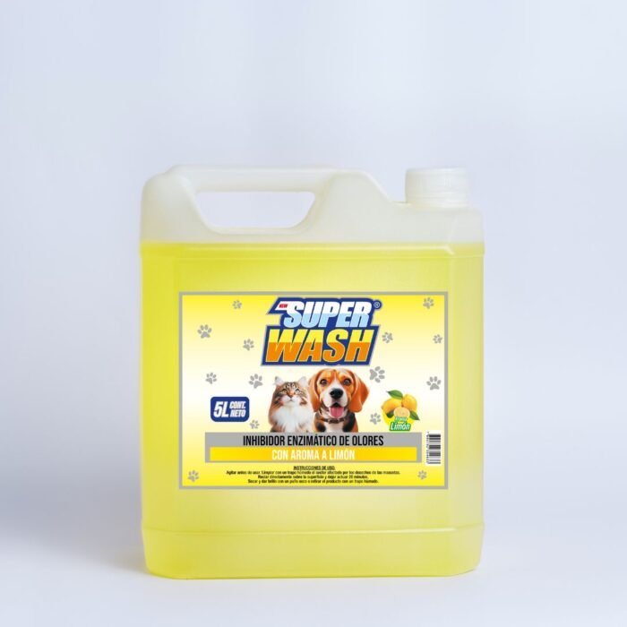Inhibidor De Enzimatico De Olores Super Wash Limon - Imagen 1