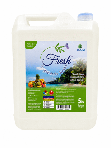 Ambientador Líquido Fresh Aires del Caribe 5 Litros | PROLIM