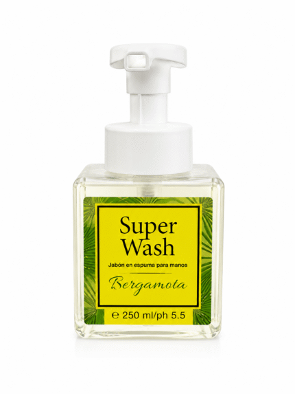 Jabón en Espuma para Manos Super Wash 250 ml | Bergamota pH 5.5