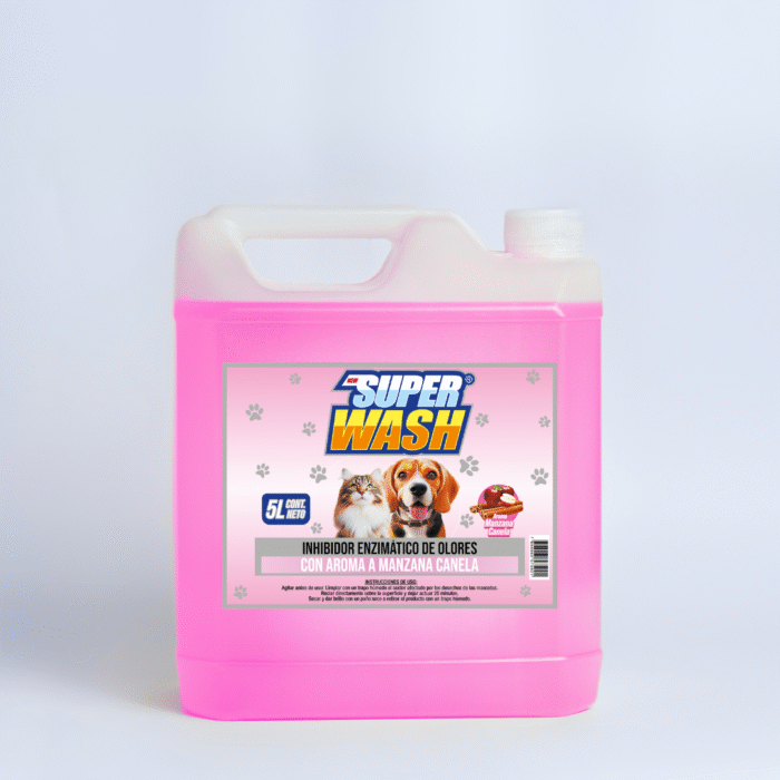 Inhibidor Enzimático de Olores SUPER WASH 5 Litros | Aroma Manzana Canela - Imagen 1