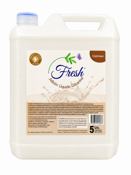 Jabón Líquido Glicerina Fresh 5 Litros | Formato Cremoso