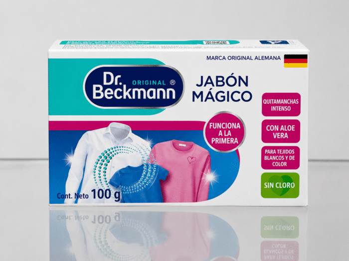 Jabón Mágico Quitamanchas Intenso Dr. Beckmann 100 g | Acción Inmediata con Aloe Vera - Imagen 1