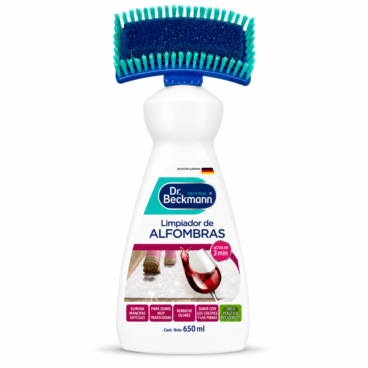 Limpiador de Alfombras Dr. Beckmann 650 ml | Acción Profunda en 3 Minutos