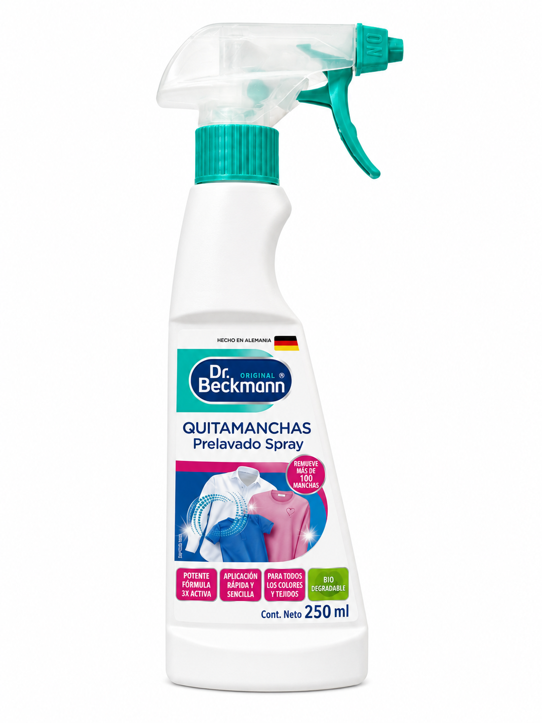 Quitamanchas Prelavado en Spray Dr. Beckmann 250 ml | Fórmula 3X Activa