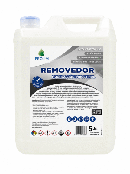 Removedor Multiacción Industrial PROLIM 5 Litros | Línea Profesional