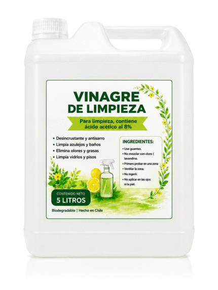 Vinagre de Limpieza 5 Litros | Ácido Acético al 8%